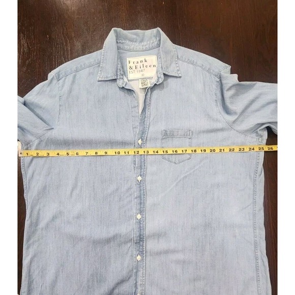 Frank & Eileen Light Blue famous denim Mary dress - Picture 7 of 7